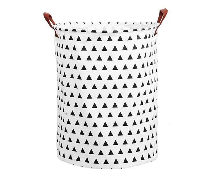 Laundry Basket Cotton Linen Dirty Clothes Hamper Storage Basket Lining Bin Carousel 1