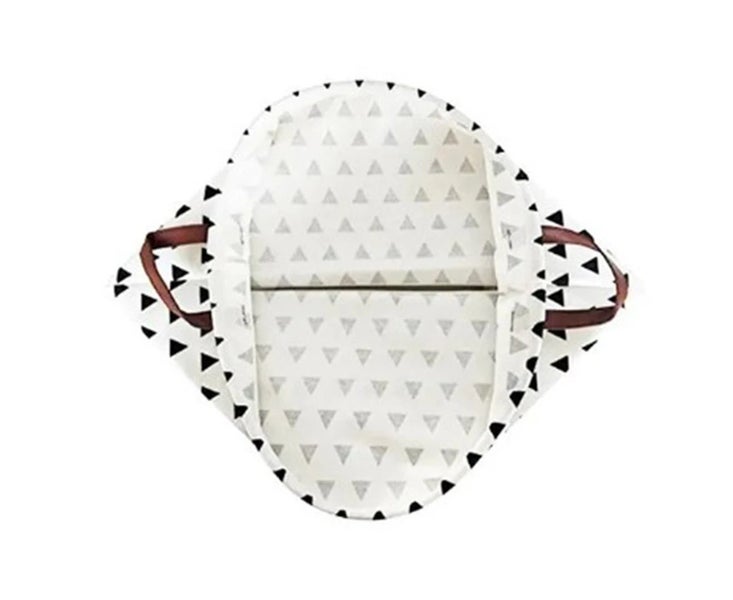 Laundry Basket Cotton Linen Dirty Clothes Hamper Storage Basket Lining Bin Carousel 4