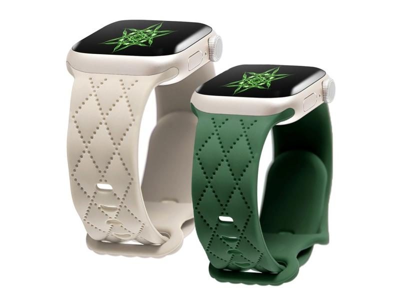 Straps For Apple Watch Band 44mm 42mm 45mm 41mm 49mm 40mm Engraved Silicone Carousel 2