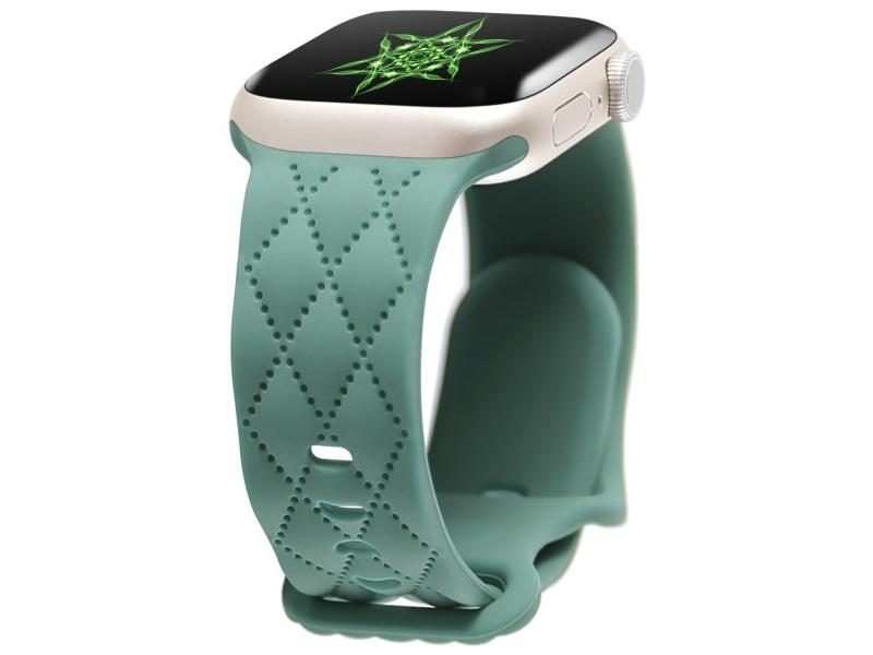 Straps For Apple Watch Band 44mm 42mm 45mm 41mm 49mm 40mm Engraved Silicone Carousel 1