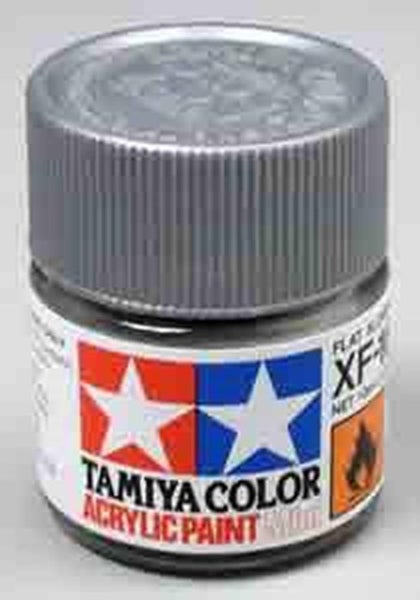 Tamiya 81716 XF-16 Flat Aluminium Acrylic Mini Pottle 10ml Carousel 1