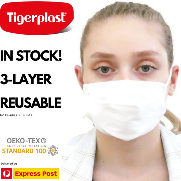 TIGERPLAST Kids Fabric Face Mask Washable Reusable Mask Protect Mouth Cover -... Carousel 2