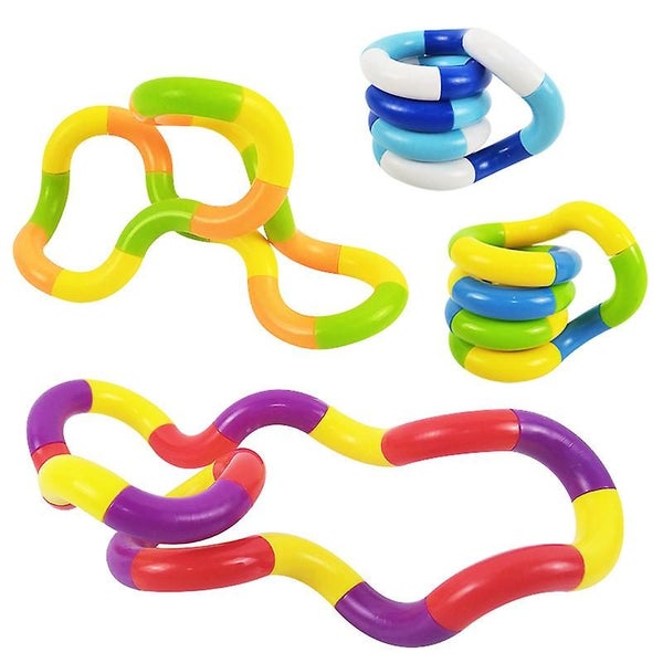 4 Pack Tangle Fidget Toy Tangle Fidget Relaxation Therapy Stress Relief Sensor Carousel 1