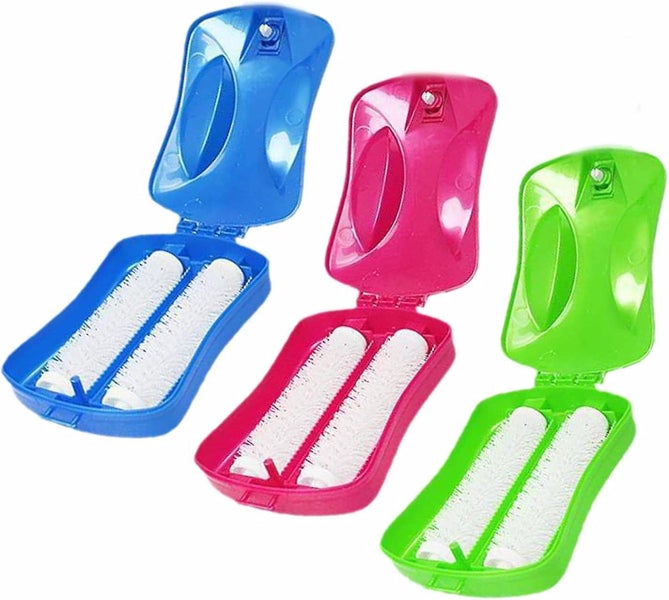 Debris Brush Carpet Cleaning Sweeper Dual Debris Brush Collector Head Handheld Carousel 1