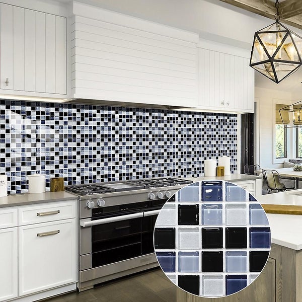 20pcs Tile Stickers Self-adhesive On Tile Peel Stick Wallpaper Heat Resistant Carousel 2