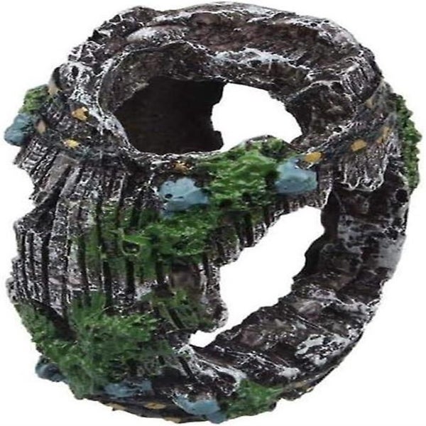 Fish Tank Broken Bucket Cave Decoration Aquarium Fish Tank Resin Broken Bucket Carousel 2