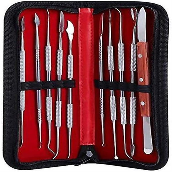 10pcs Stainless Steel Double Ended Wax Sculpting Tools For Sculpting Wax Clay Carousel 1