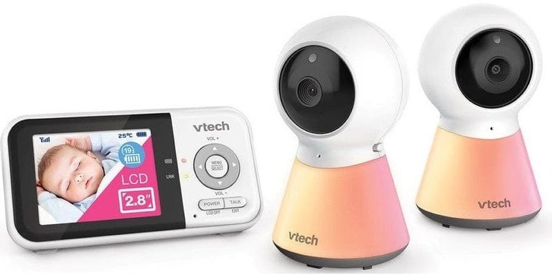Vtech: BM3350N Full Colour Video Monitor Twin Camera Pack Carousel 1