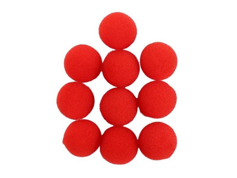 10 PCS 2.5/3.5/4.5cm Finger Sponge Ball Magic Tricks Classical Magician Carousel 1