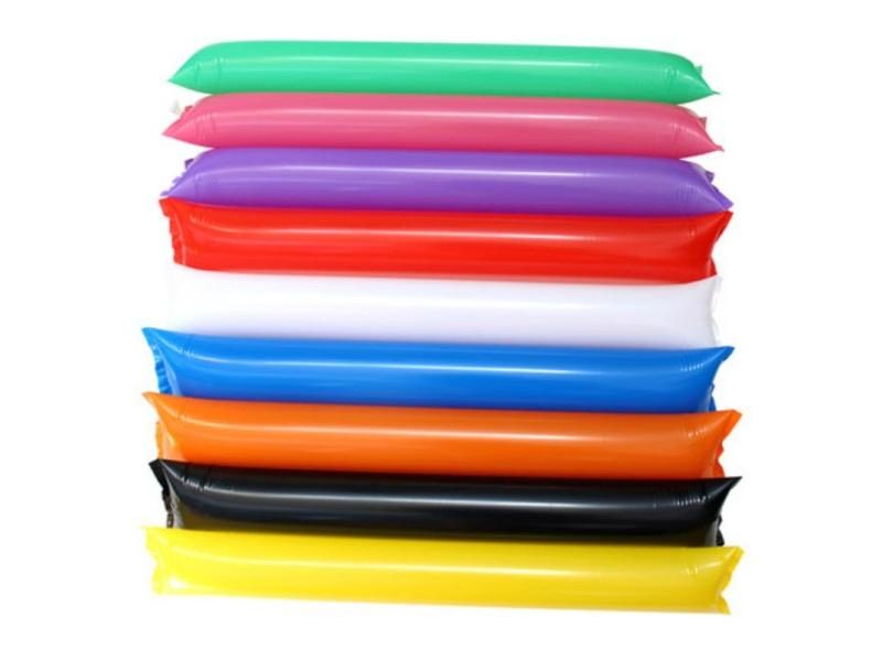 48pcs Inflatable Clapper Cheerstick Inflatable Sticks Balloon Stick Clapper Carousel 1