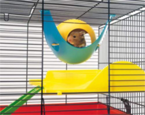 Savic Sputnik Hanging / Floor Hutt 21.5x21.5x12.5cm Carousel 1