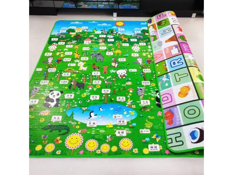 Baby Play Mat Waterproof Soft Foldable Crawling Carpet Activity Rug Carousel 1