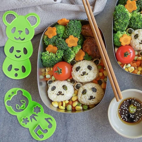 Onigiri Molds 4 Onigiri Molds Sushi Mold Set Onigiri Molds Panda Onigiri M Carousel 5