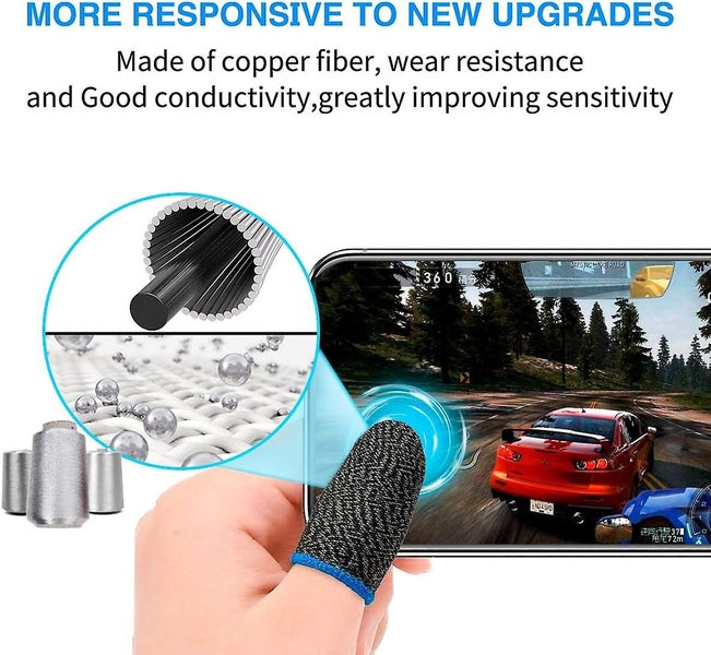6pcspubg Mobile Game Finger Covers blue Trimcompetitive Editiontouch Screen Carousel 4