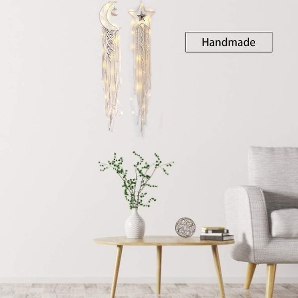 2 Pcs Dream Catcher Dreamcatcher Stars And Moon Dream Catcher Dream Catc Carousel 2