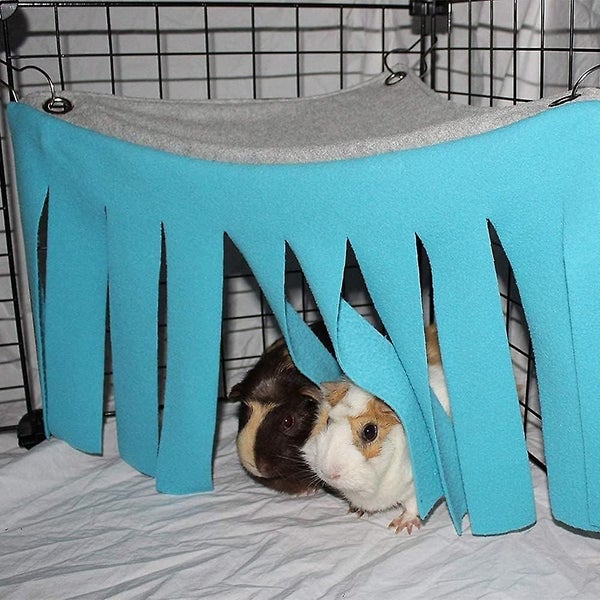 bluesmall Animal Hamster Tent Hammock Pet Hiding Cage Accessories Nest Bed F Carousel 5