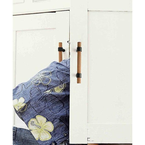 2 Pieces Furniture Handles Wood Drawer Handles Solid Wood T Shaped Kitchen Han Carousel 5