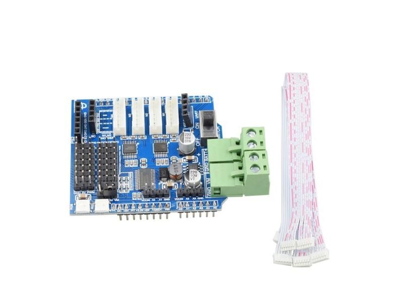 6-12V 4 Channels Motor Driver Shield Board For Arduino UNO R3 Mecanum Wheel Carousel 1