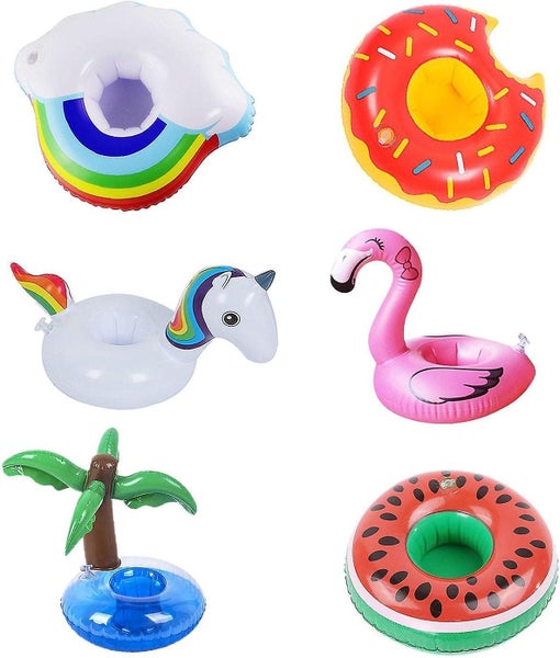 6-piece Inflatable Cup Holder Set Hot Tub Drinks Holderpool Inflatablespool T Carousel 1