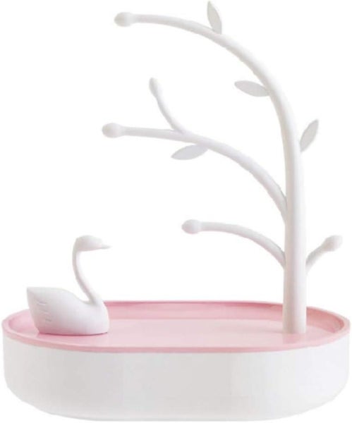 Jewelry Tree Stand Ring Hanger Plate Earring Tray Jewelry Display Storage Stor Carousel 1