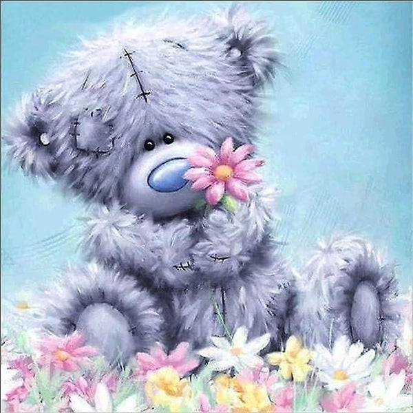 Diy 5d Diamond Art Painting Set -30x30cm Cartoon Bear Crafts With Digital Ima Carousel 1