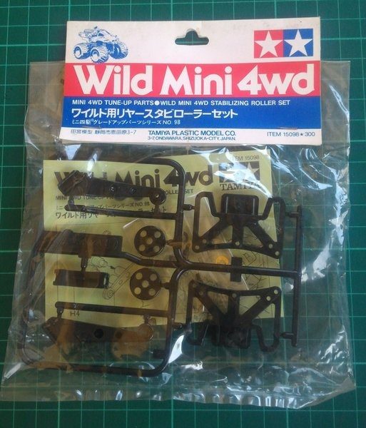 Tamiya 15098 Mini 4WD Tune-Up Parts: Wild Mini 4WD Stabilizing Roller Set Carousel 1