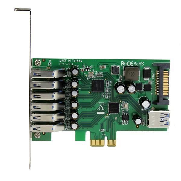 StarTech 7 Port PCI-e USB 3.0 Adapter Card with UASP Support Carousel 2