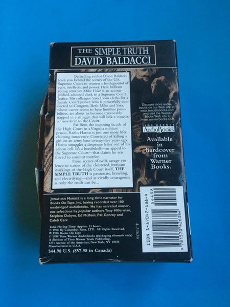 David Baldacci: The Simple Truth (AudioBook Cassette) Carousel 2