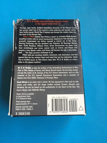 W.E.B. Griffin: Under Fire (AudioBook Cassette) Carousel 2