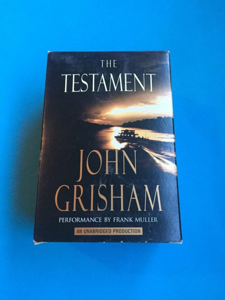John Grisham: The Testament (AudioBook Cassette) Carousel 1