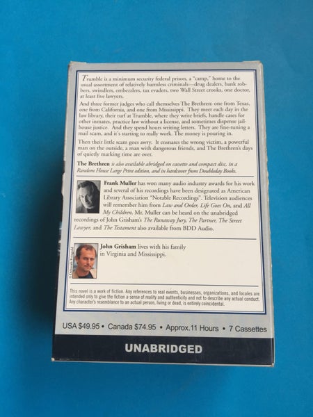 John Grisham: The Brethren (AudioBook Cassette) Carousel 2