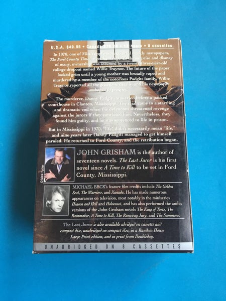 John Grisham: The Last Juror (AudioBook Cassette) Carousel 2