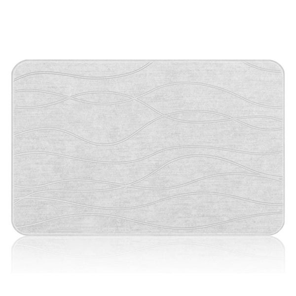 COMFEYA Stone Bathroom Mat Diatomaceous Earth Bathroom Mat Carousel 1