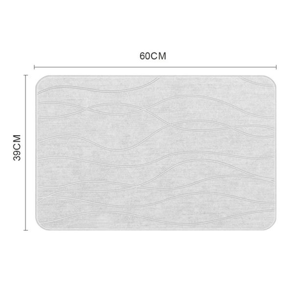 COMFEYA Stone Bathroom Mat Diatomaceous Earth Bathroom Mat Carousel 2