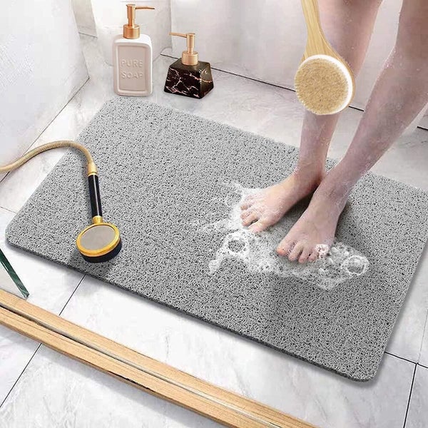 Non-slip Shower Mat With Drainage Holes Quick Dry Mildew Proof Soft And C Carousel 1