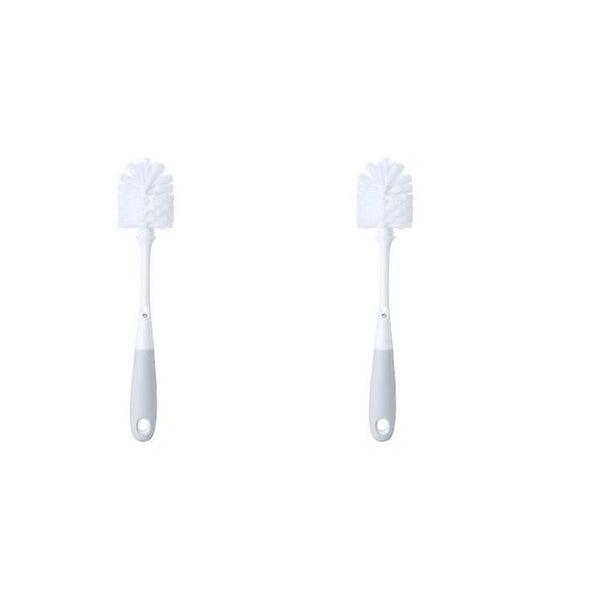 Set Of 2 White Long-handled Bottle Brushes Carousel 1