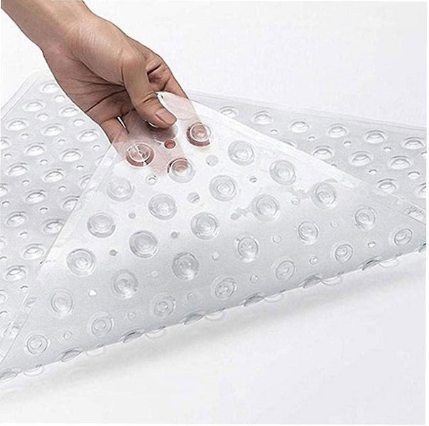 Shower Mat Non-slip Square Bathroom Mat With Bathroom Machine Anti-mildew Drai Carousel 1