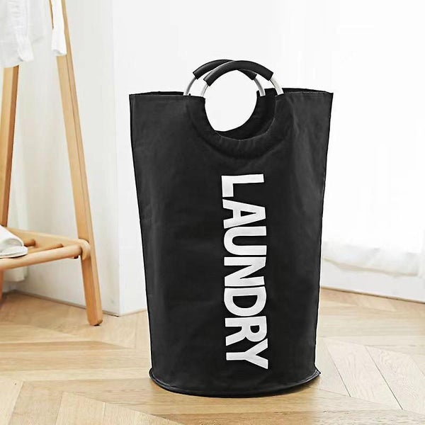 90lBlack Laundry Baskets Collapsible Laundry Bag Folding Large Capacity La Carousel 1