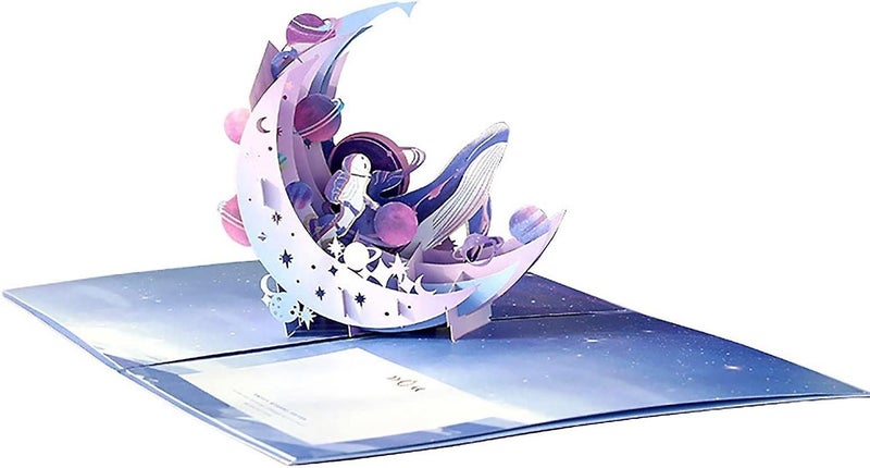 3d Three-dimensional Greeting Card Folding Diy Birthday Thank You Letter Handw Carousel 1
