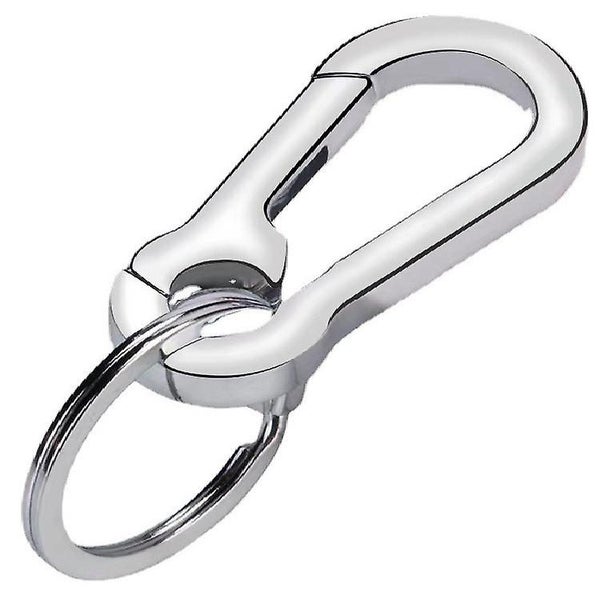 4pcs Metal Keychain Carabiner Key Ring Rotating Clip Metal Keyring Keyring Hik Carousel 1