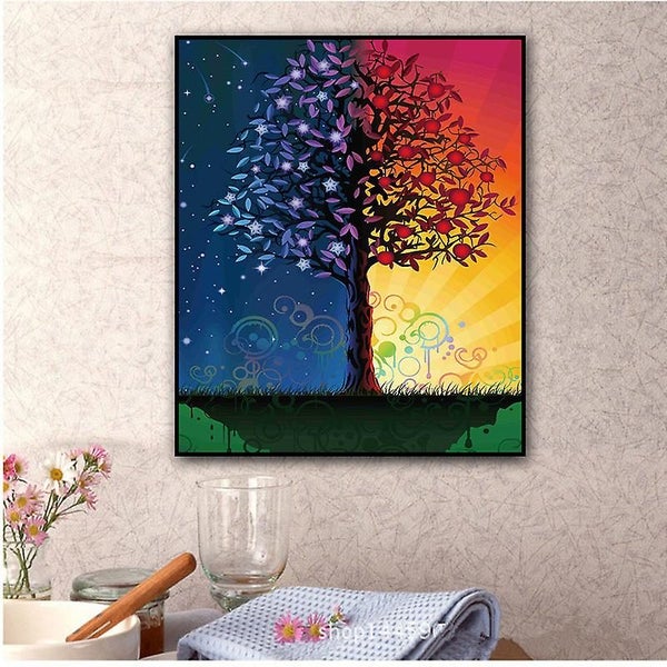5d Diamond Painting Yin And Yang Tree Living Room Diamond Painting Full Of Dia Carousel 2