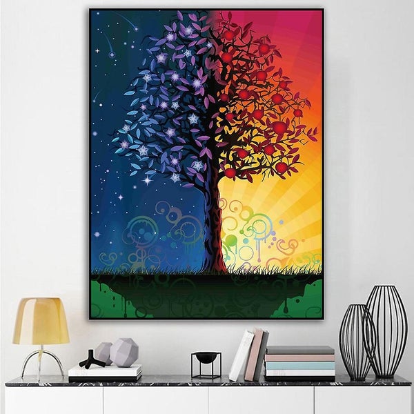 5d Diamond Painting Yin And Yang Tree Living Room Diamond Painting Full Of Dia Carousel 5