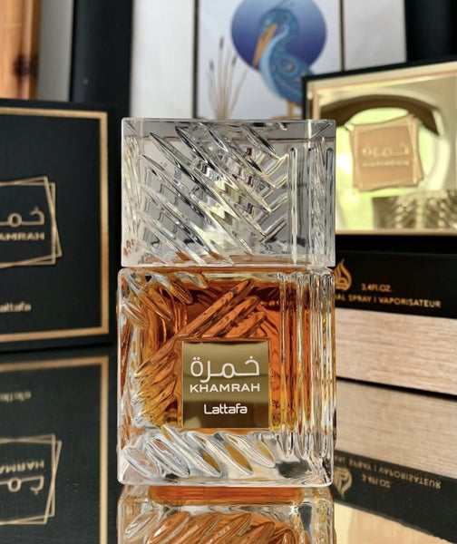 5ml perfume sample-Khamrah by Lattafa dupe of Angels' Share By Kilian niche Carousel 1