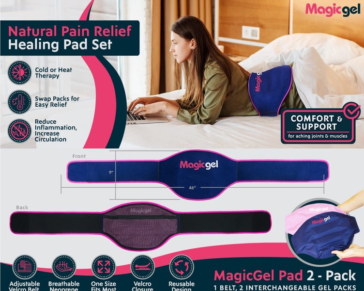 Magic Gel Hot or Cold Pack for Natural Back Pain Relief Carousel 2