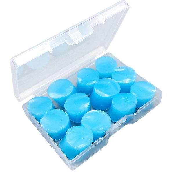 12pcs Soft Silicone Moldable Earplugs Reusable Noise Canceling Earplugs Suit Carousel 1