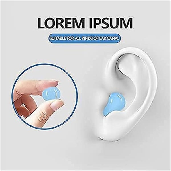 12pcs Soft Silicone Moldable Earplugs Reusable Noise Canceling Earplugs Suit Carousel 4