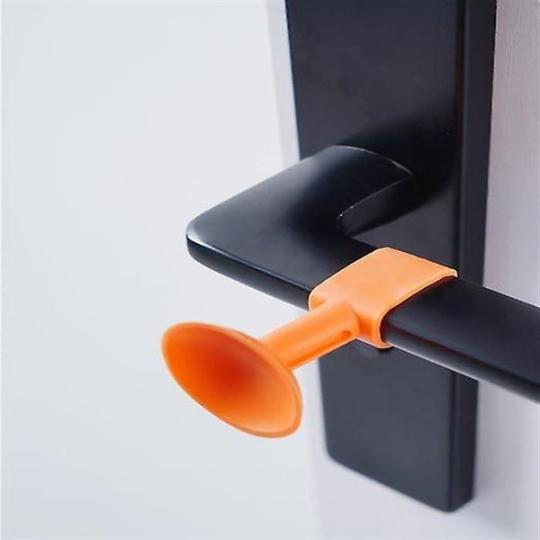 Orange Door Stopper 20 Pieces Door Stopper Impact Resistant Silicone Protecto Carousel 1