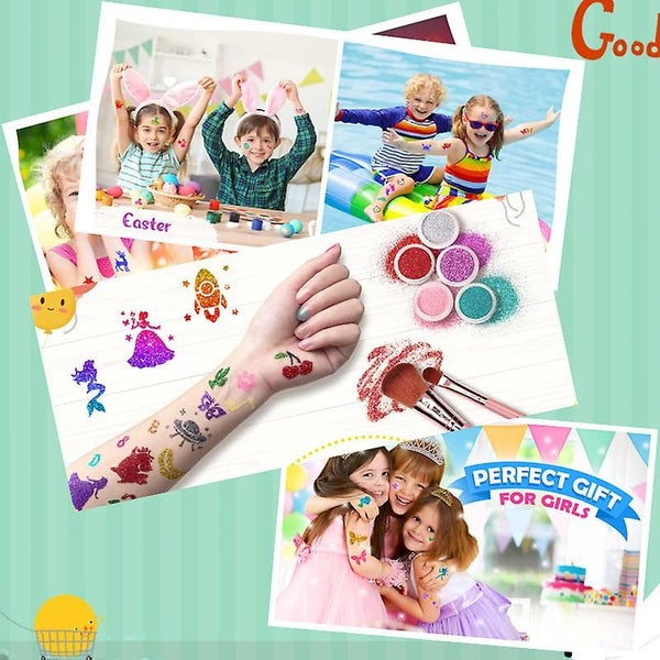 36 Colors Glitter Tattoo Temporary Tattoo Waterproof And Non-toxic Quick Ta63001994663810112