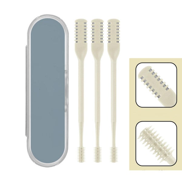 The Double-headed Nose Hair Scraper Manually Cleans The Nostrils Carousel 1