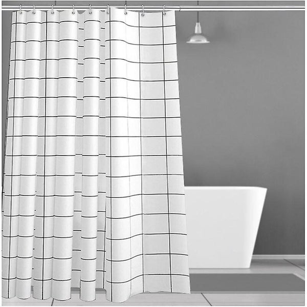 180200cm Peva Waterproof Wet Room Bathroom Heavy Duty Shower Curtain Anti Mou Carousel 1